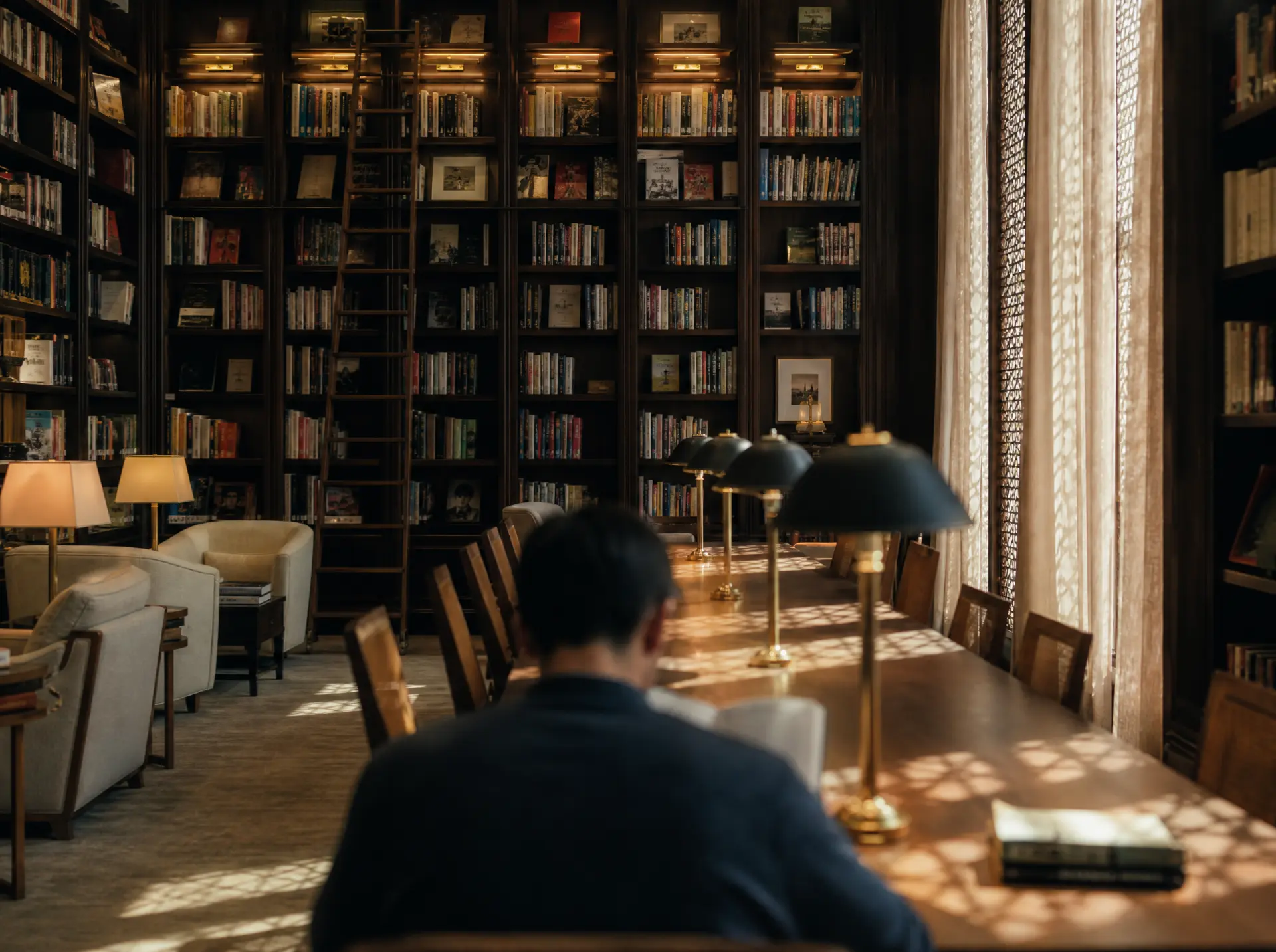 Library & Quiet Floor at Alpha Tower