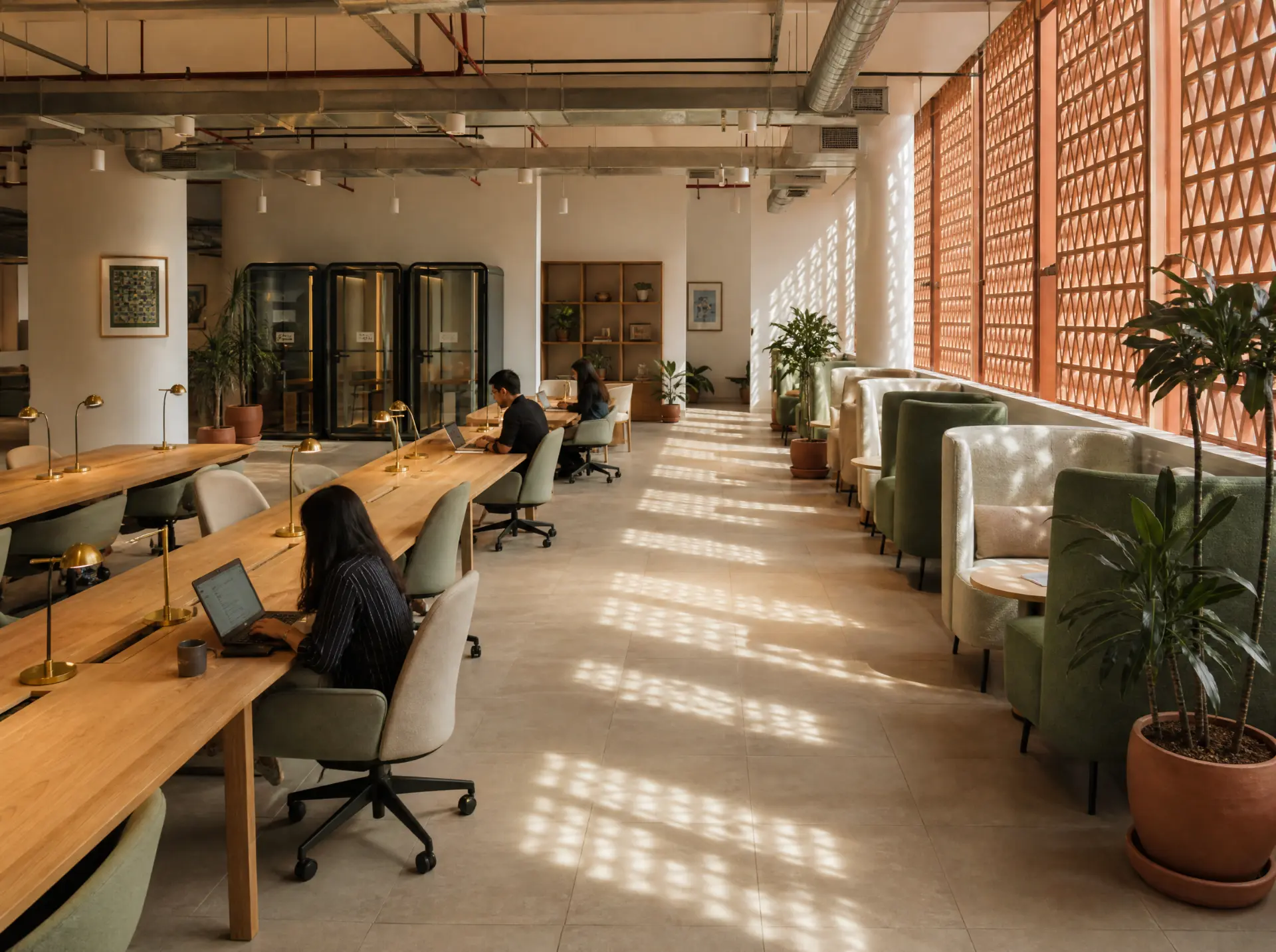 Coworking Floor at Alpha Tower
